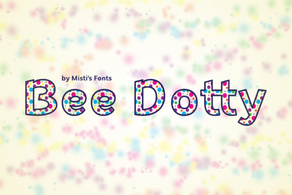 Bee Dotty: The Jolly Color Font for Creative Projects