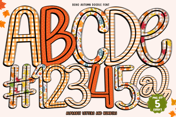Boho Autumn Doodle: Your New Favorite Seasonal Font