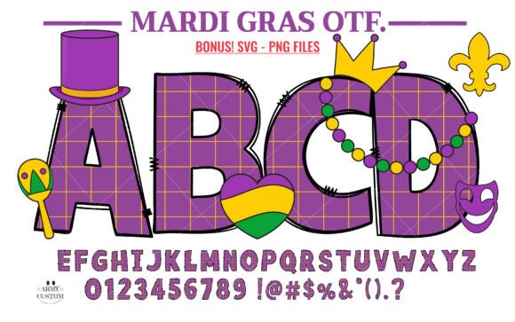 Celebrate with Mardi Gras Table: A Festive Font Guide