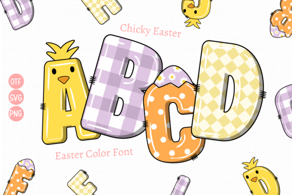 Chicky Easter: A Whimsical Display Font for Spring Projects
