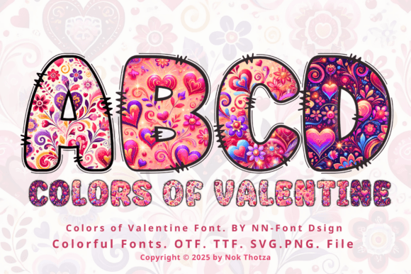 Colors of Valentine: More Than Just a Valentine's Day Font