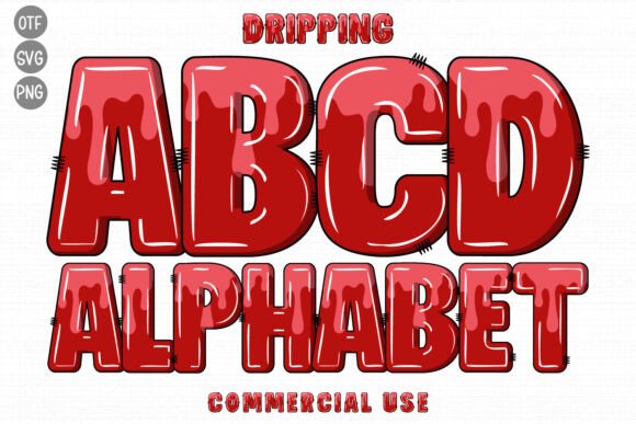 Dripping: A Nature-Inspired Typeface for Creative Projects