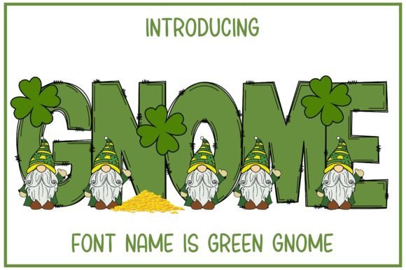 Green Gnome: A Playful Font for a Festive Touch
