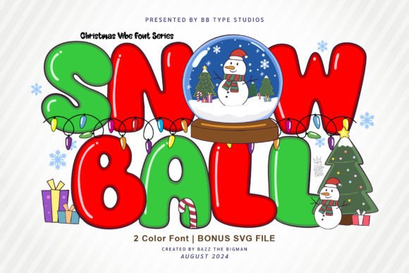Introducing Snowball: The Festive Font for Festive Designs