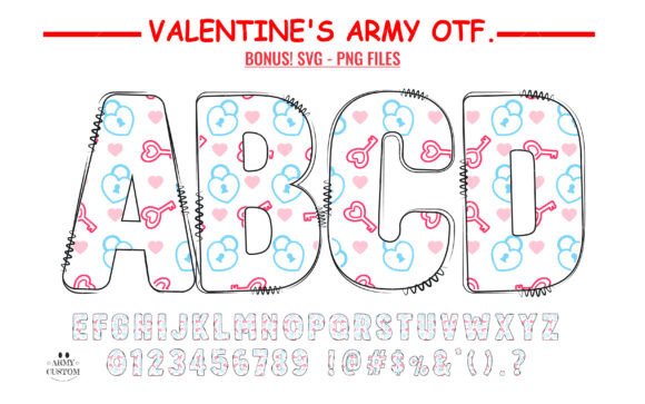 Love Valentine's Key Heart: A Font That Tells a Tale of Love