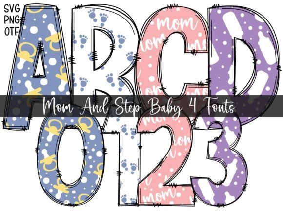 Mom and Step Baby: A Distinctive Display Font for Bold Branding
