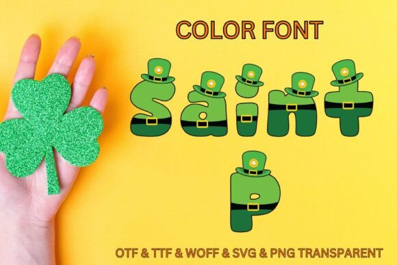 Saint P: A Playful Color Font for Enchanting Designs