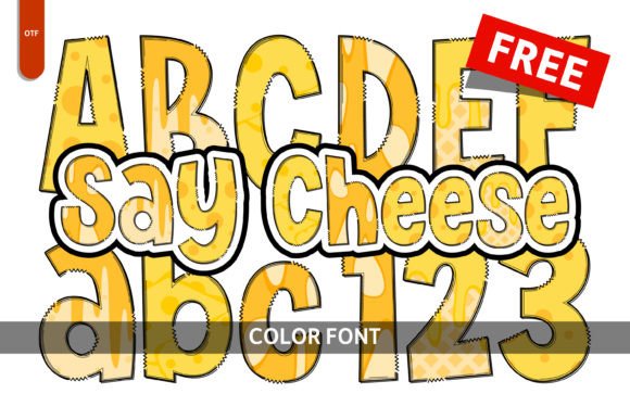 Say Cheese: A Playful Font for Creative Projects