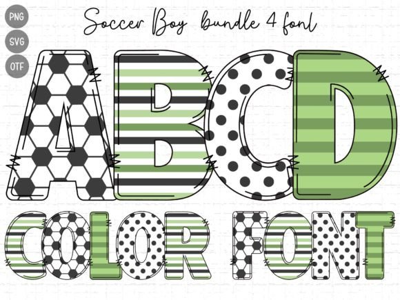 Soccer Boy: A Playful Color Font for Dynamic Designs
